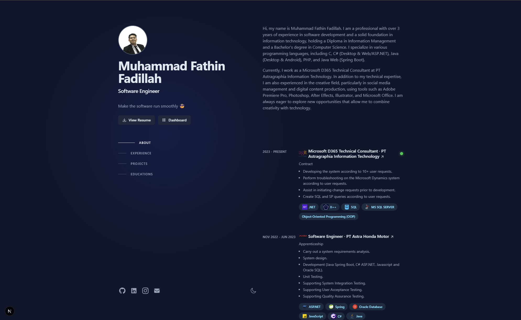 Portfolio project